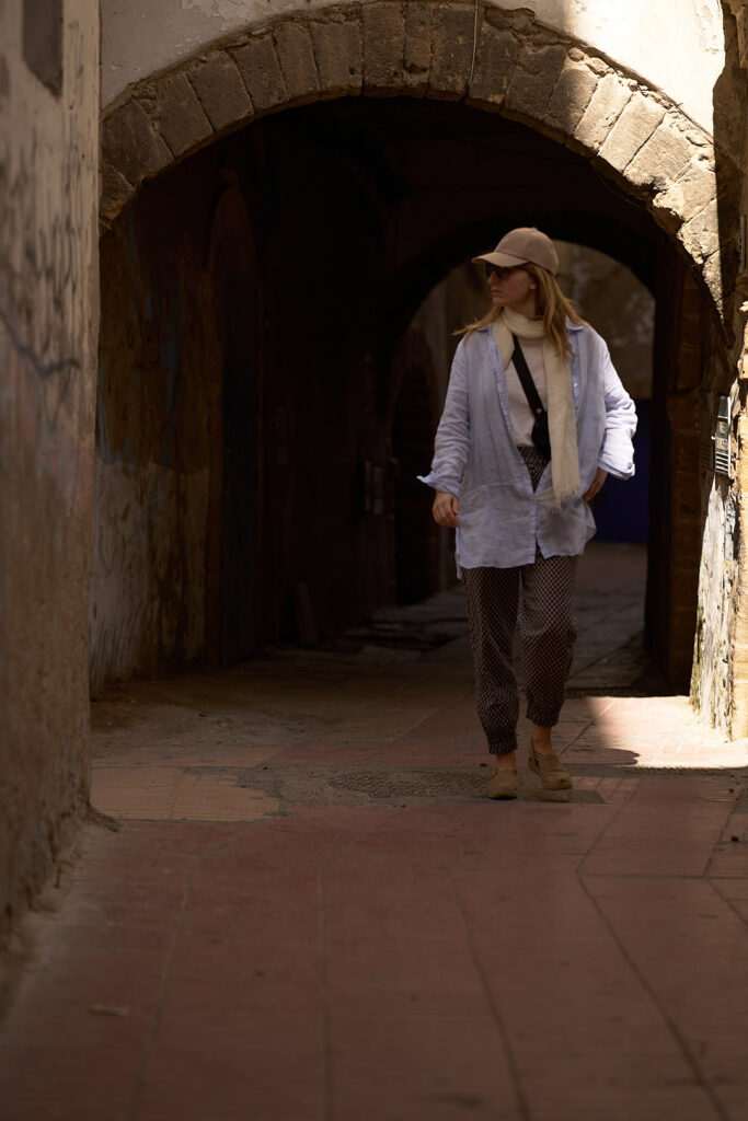 Street photographie, dans la médina d'Essaouira Maroc